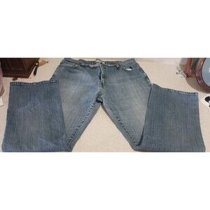 Levi's 550 Relaxed Bootcut Women's Jeans Size 16 Short Blue Denim Mid Rise